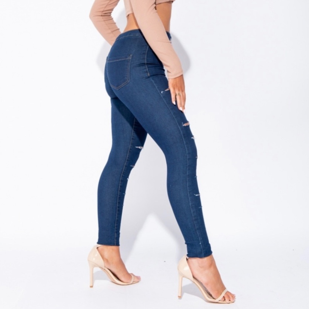 High Waist Jeggings - Picture 2 of 3